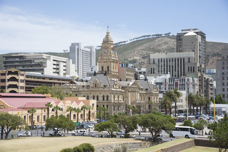 City Hall  in the city centre of Cape Town South Africaのeditorial素材