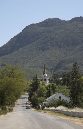 Riebeek Kasteel one of the oldest towns in South Africaの写真素材