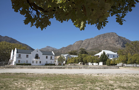 FRANSCHHOEK WESTERN CAPE SOUTH AFRICA - APRIL 2016 - Hospice House in Franschhoek Western Cape Southern Africaのeditorial素材