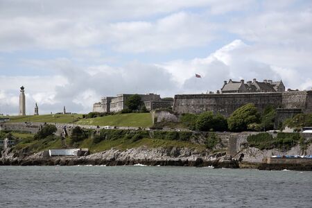 THE ROYAL CITADEL ON PLYMOUTH HOE DEVON UK - JUNE 2016 - The Royal Citadel on Plymouth Hoe in Devon...