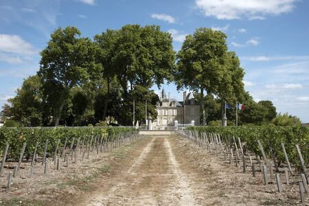 Pauillac Bordeaux France - August 2016 - The historic Chateau Pichon Longueville Comtesse De Lalande situated along the wine route of Pauillac in the Bordeaux region of Franceのeditorial素材