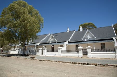 Matjiesfontein in the Central Karoo region of the Western cape South Africa. Terraced cottages in this historic townのeditorial素材