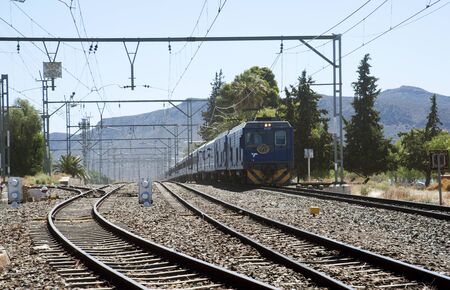 Matjiesfontein in the Central Karoo region of the Western cape South Africa. The luxury Blue Train...