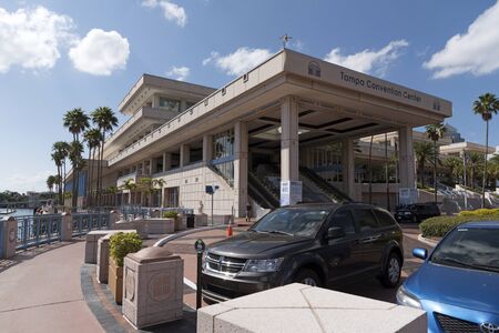 Tampa Convention Center on the waterfront downtown Tampa Florida USAのeditorial素材