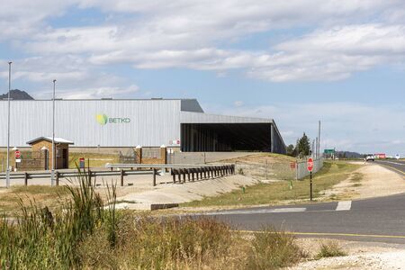 Villiersdorp Western Cape, South Africa. Dec 2019. The Betko fruit packing and exporting business at...