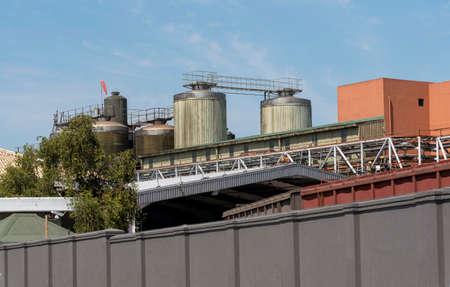 Cape Town, South Africa. Dec 2019. Exterior view of a South African brewery close to cape Town, Western Cape, South Africa.のeditorial素材