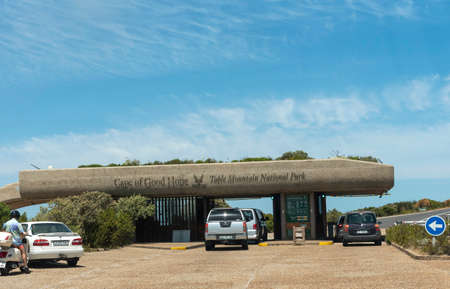 Cape of Good Hope, Western Cape, South Africa. Dec 2019. The entrance to Table Mountain National Park at The Cape of Good Hope, South Africaのeditorial素材
