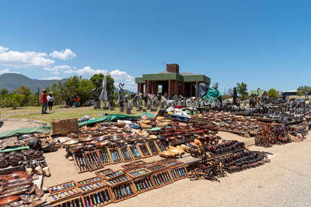 Eastern Cape, South Africa. Dec 2019. Tourist shop at Bloukrans Bridge on the garden route in the...