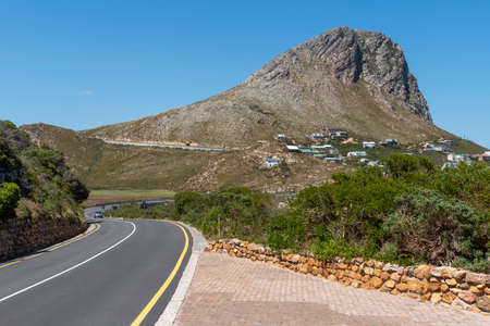 Rooiels Western Cape, South Africa. 2019. Rooi Els a small seaside development off Clarence Drive a scenic highway in the Overberg region. South Africaのeditorial素材