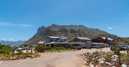 Rooiels, Western Cape, South Africa. 2019. Rooiels a small scenic coastal hamlet in the Overberg and on the garden route, Western Cape, South Africa. Overlooked by the Hottentots-Holland mountains.のeditorial素材