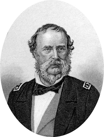 Engraving of Samuel Francis Du Pont (September 27, 1803 â June 23, 1865), an American naval officer, and a member of the prominent Du Pont family; he was the only member of his generation to use a capital D. He served prominently during the Mexican-Amerのeditorial素材