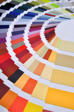 Background of painters colour chartの写真素材