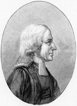 John Wesley, from a portrait in the European Magazine, engraving from Selections from the Journal of John Wesley, 1891のeditorial素材