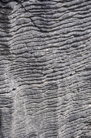 Limestone formations at Pancake Rocks, Punakaiki, West Coast, South Island, New Zealandの写真素材