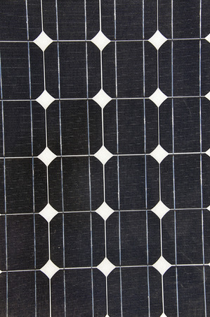Background of solar panel for generating electricityの写真素材