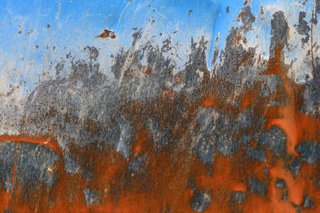 grunge background of old painted metalの写真素材