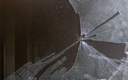 background of a broken computer screen