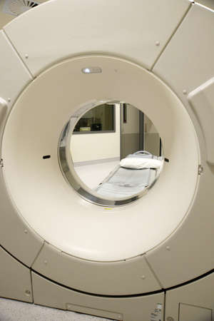 A CT Scanner in a hospital used for medical diagnosisの写真素材
