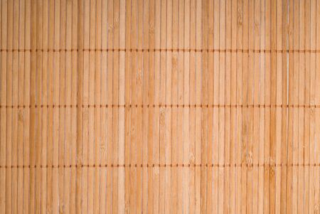 closeup of a wooden bamboo surface as a textureの写真素材