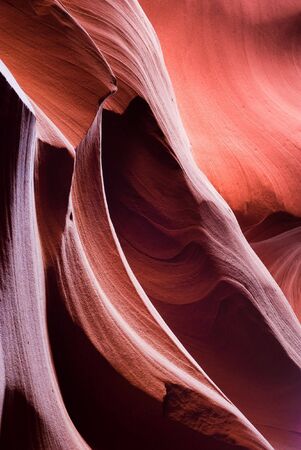 sandstone patterns in upper antelope canyon, page, arizona, usa