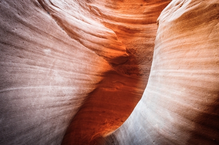 Peek-A-Boo slot canyon, Hole in a Rock road, Grand Staircase National Monument, Utah, USAの写真素材