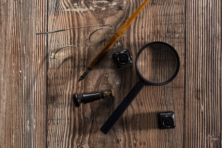 Searching toolsの写真素材