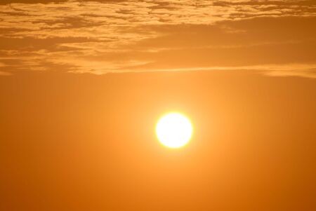 image of the Sun in the sunriseの写真素材