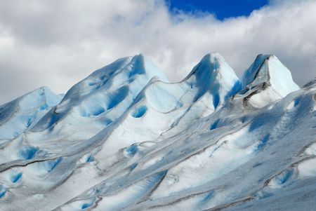 The Perito Moreno Glacier in Patagonia, Argentina.Lake Argentino, El Calafateの写真素材