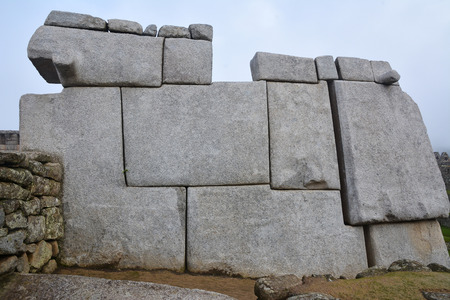 Machu Picchu  - the lost city of the Incas, Peru.Machu Picchu - the ancient Inca city, located on the territory of modern Peru at the top of a mountainridge at an altitude of 2,450 meters above sea level.Machu Picchu, view from Guardhouse.の写真素材