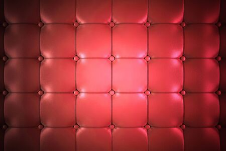 Red Leather Upholstery Background Illustration.の写真素材