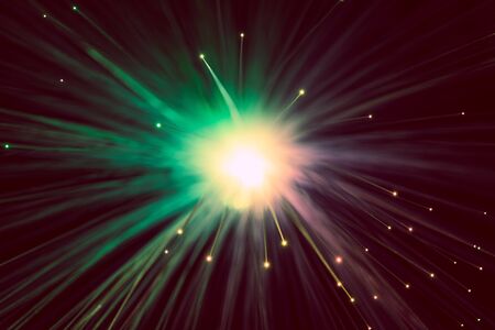 Abstract Fantasy Glowing Points Photo Backgroundの写真素材