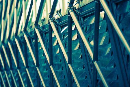 Metal Architecture Elements Photo Background.の写真素材