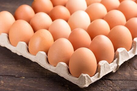 chicken egg in a package
