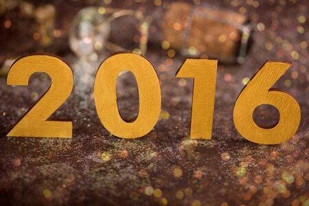 new year concept 2016の写真素材