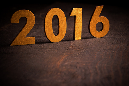 New Year's Eve decoration 2016の写真素材