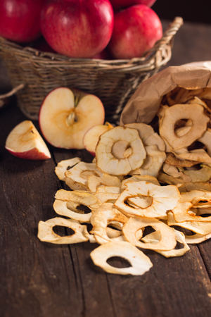 dried appleの写真素材