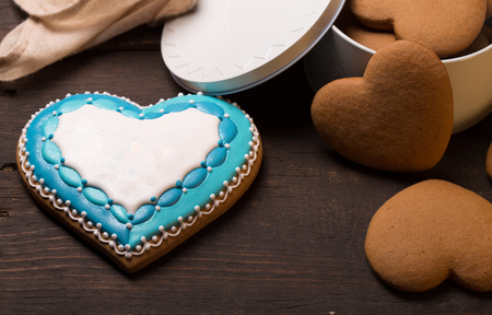 Homemade gingerbread for diffrent eventsの写真素材