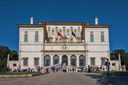 ROME, Italy - march 22,  2019: Villa Borghese (Galleria Borghese) in Rome, Italyのeditorial素材