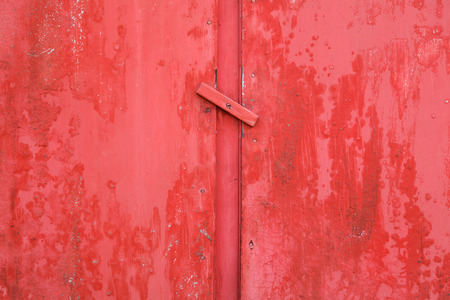red bulgarian gate in the temple