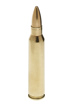 medium caliber automatic rifle rem .223 isolated patch, focus shift