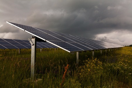 Power plant using renewable solar energyの写真素材