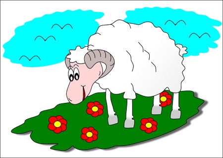 Sheepのイラスト素材