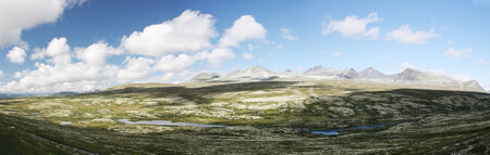 Beautiful norway landscape mountain viewの写真素材