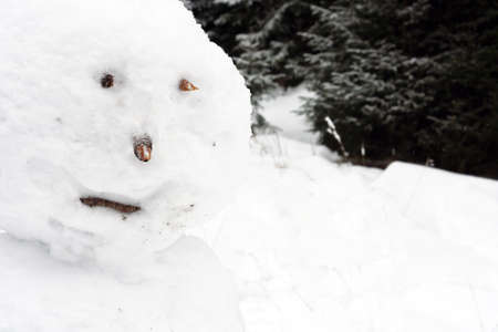 Winter sunny day in mountainsの写真素材