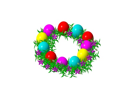  Table decoration eggs 	の写真素材