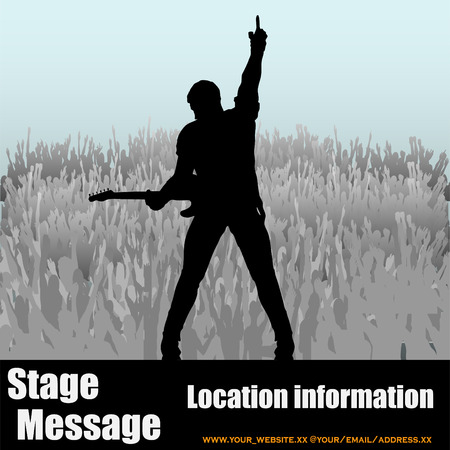 Stage Messageのイラスト素材