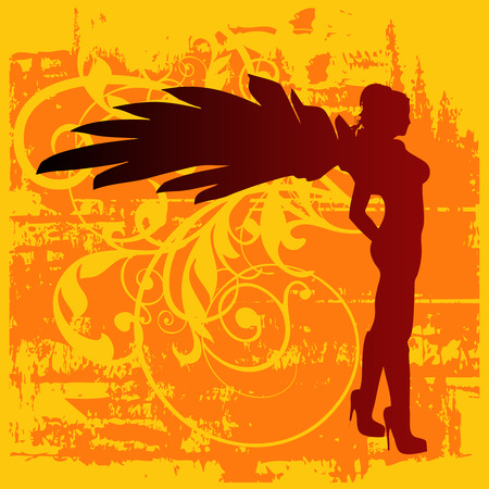 Angel Backgroundのイラスト素材