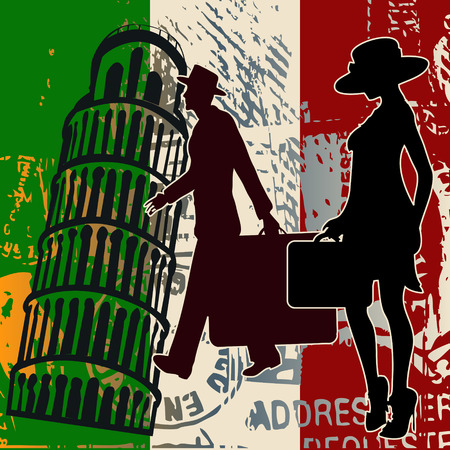 Italian Travelのイラスト素材