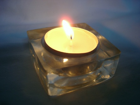 Tea candleの写真素材