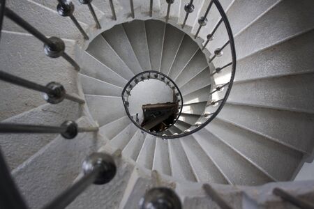 spiral staircase to the lookout